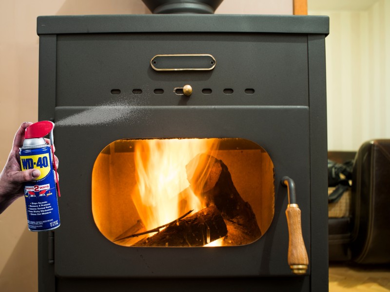 Can You Use WD40 On a Wood Burning Stove