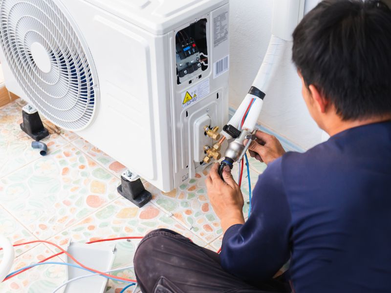 how to fix a freon leak in ac unit