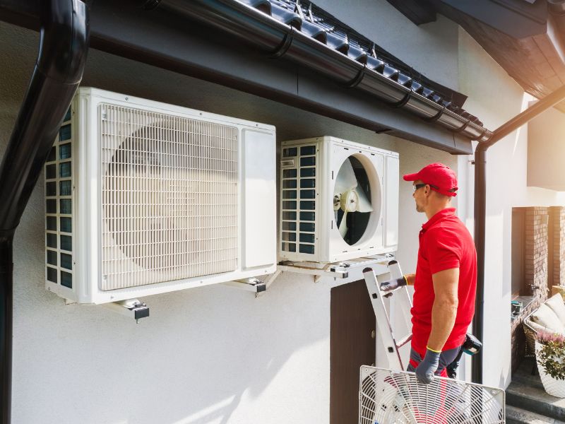 is hvac heating and cooling the same